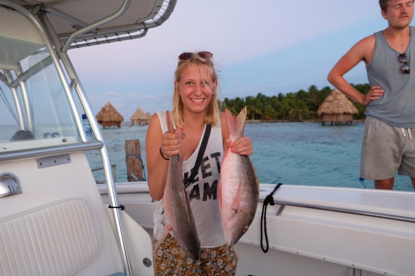 Lilly and our red snapper