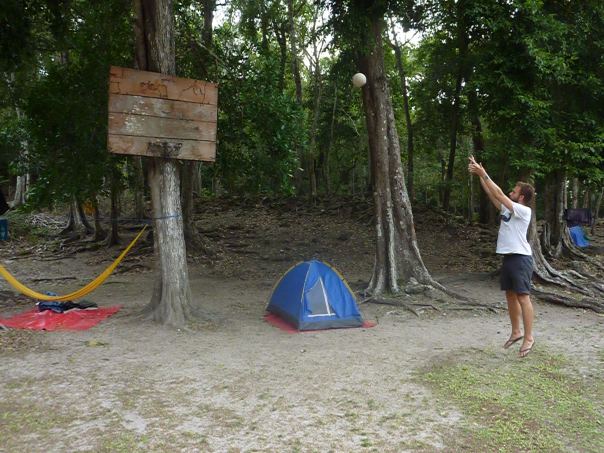 The archaeologists base camp in the middle of the jungle is pretty well prepared