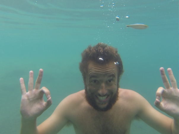 Xavi underwater