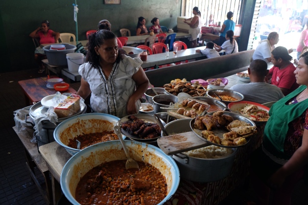 Awesome market food in Nicaragua!