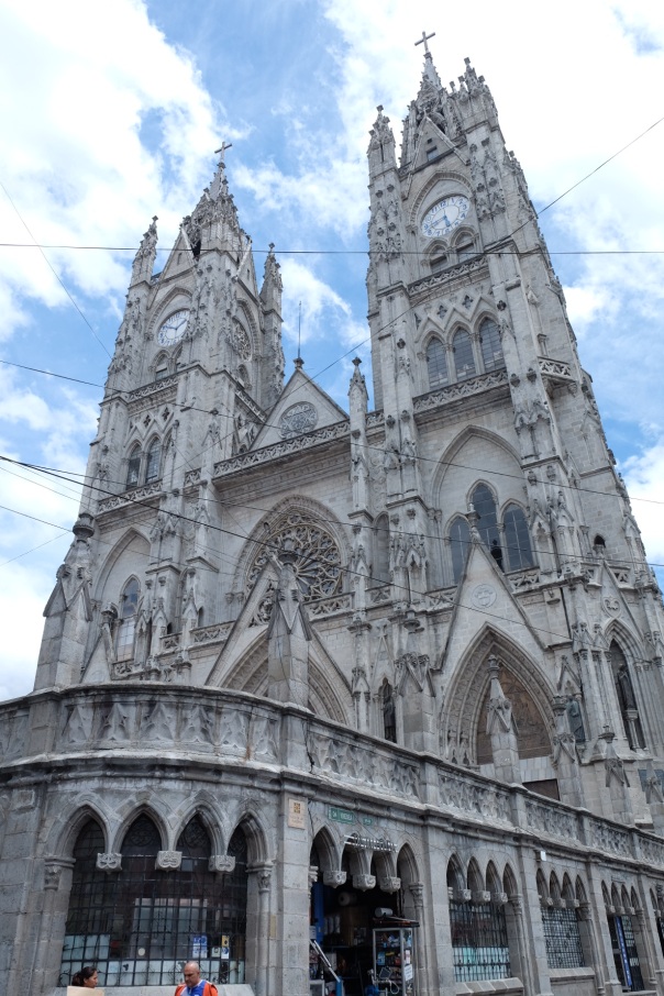 The facade is compared to Notre Dame's