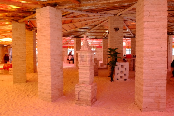 The Salt Hostel, everything you see is made of salt!