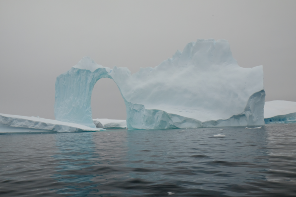Crazy iceberg formations near Planeau Bay