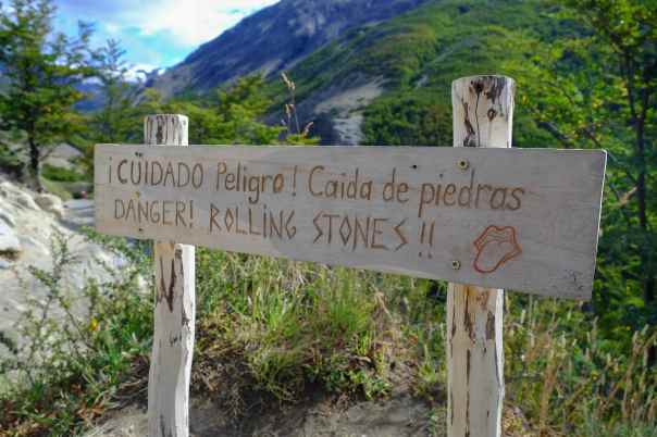 Rolling stones – although some caution signs caused the opposite effect